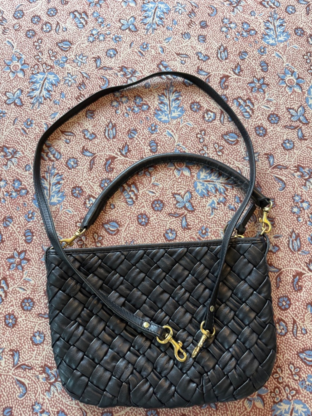 Clare V. Petite Moyen woven black bag - Picture 5 of 5
